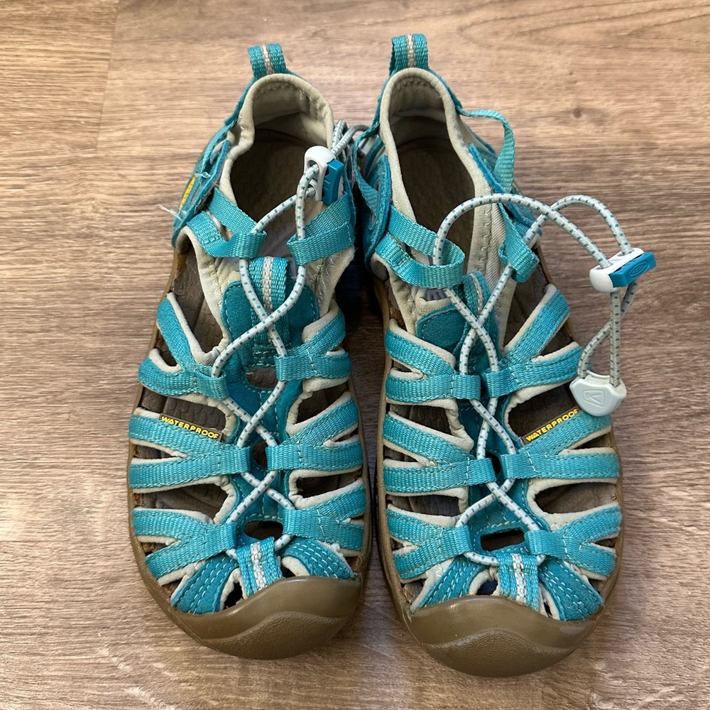 Keen Kids Aqua/Tan Closed-Toe Water Sandals